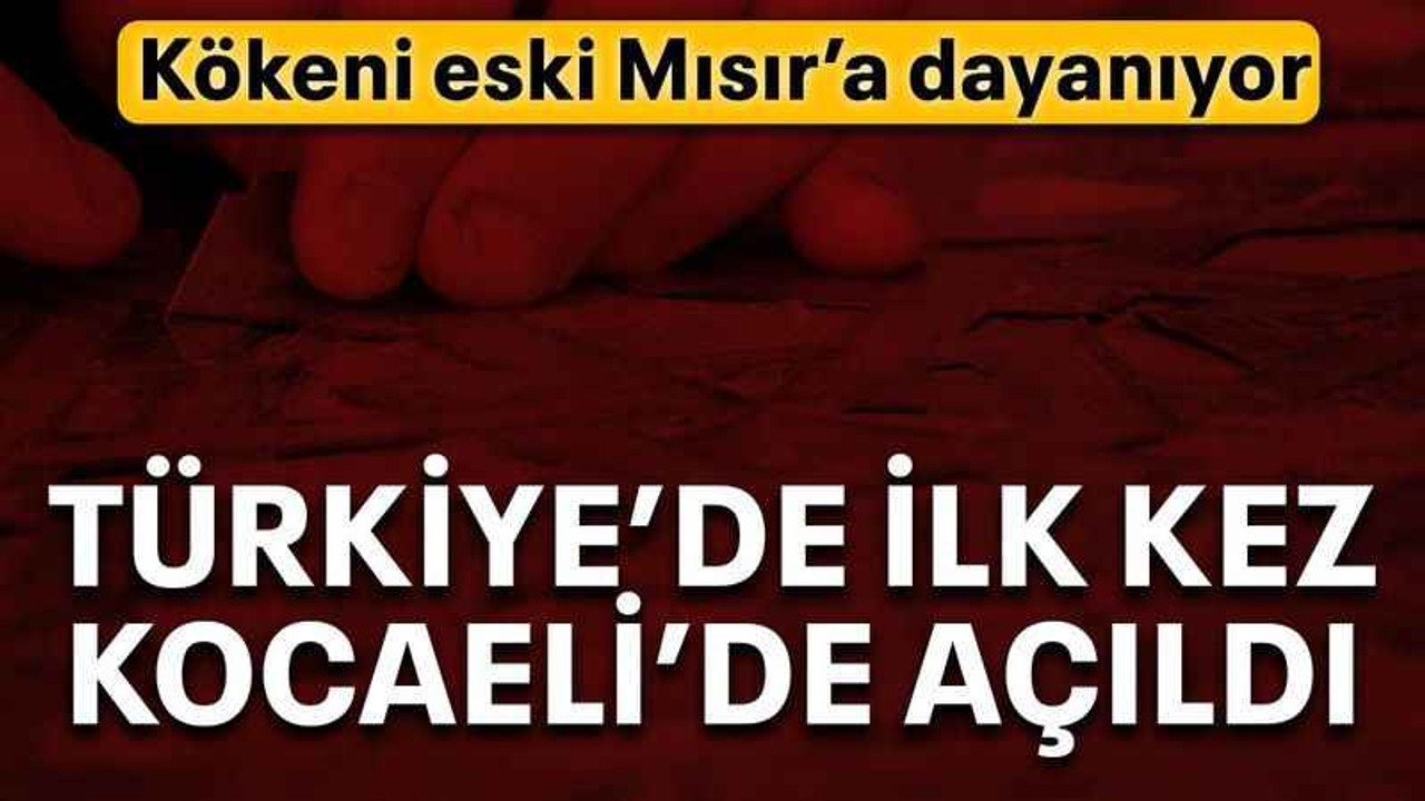 Türkiye’de ilk kez Kocaeli’de açıldı